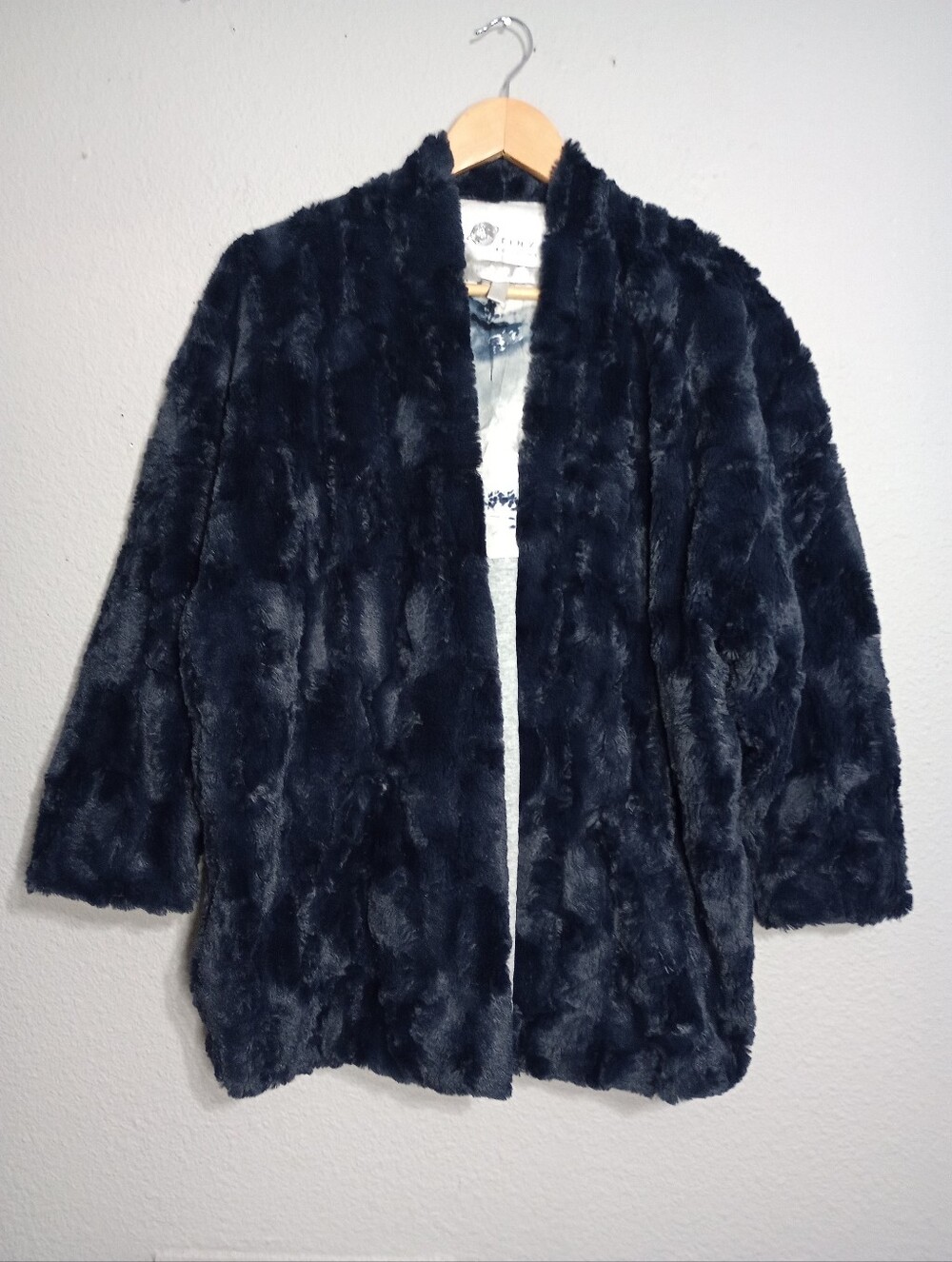 Tiny Editions For Anthropologie Open Front Faux Fur Jacket